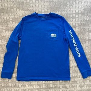 Vineyard Vines blue long sleeve t shirt